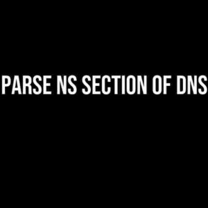 How to Parse NS Section of DNS Query?