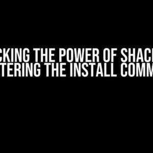 Unlocking the Power of SHACDN/UI: Mastering the Install Command