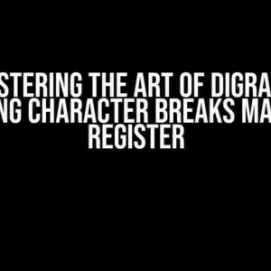 VIM: Mastering the Art of Digraphs for Padding Character Breaks Macro in Register